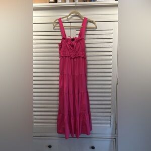 Jcrew pink maxi size medium petite